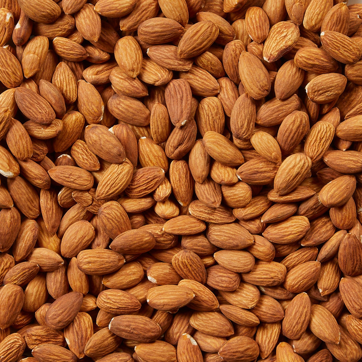 Close-up of a pile of almonds