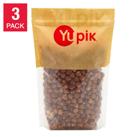 Yupik brand package of dried beans with a clear front for visibility on a white background