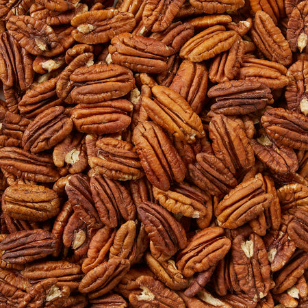 Close-up of a pile of pecans