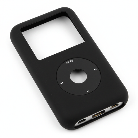 Black Silicone Cover Case For Apple iPod Nano 1 GB, 2 GB, and 4 GB