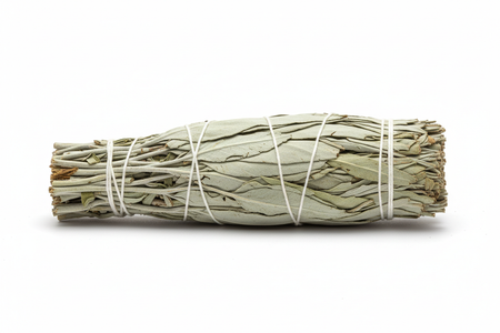 California white sage bundle side angle showing 6.5-7 inch length and thickness