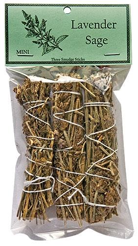 Lavender Smudge 4"L (Mini) (Pack of 3) - Gifts Import