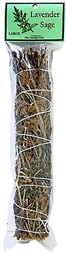 Lavender Sage Smudge 9"L (Large) - Gifts Import