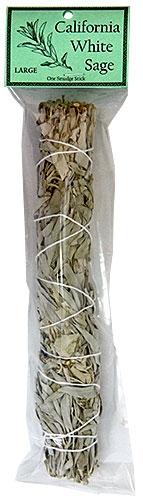 California White Sage Smudges 8.5-9"L (Large) - Gifts Import