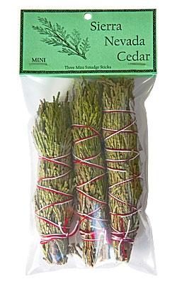 Cedar Smudge Stick 4"L Mini (Pack of 3) - Gifts Import