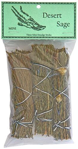 Desert Sage Smudge 4"L (Mini) (Pack of 3) - Gifts Import