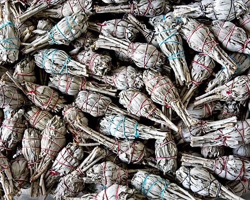 California White Sage Mini Smudges 4"L (Torch Style) (Pack of 50) - Gifts Import
